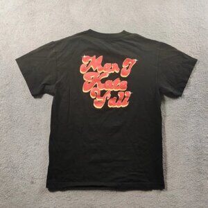 KILT Shirt Adult Mens Medium Black Short Sleeve MAN J KATE Y'ALL